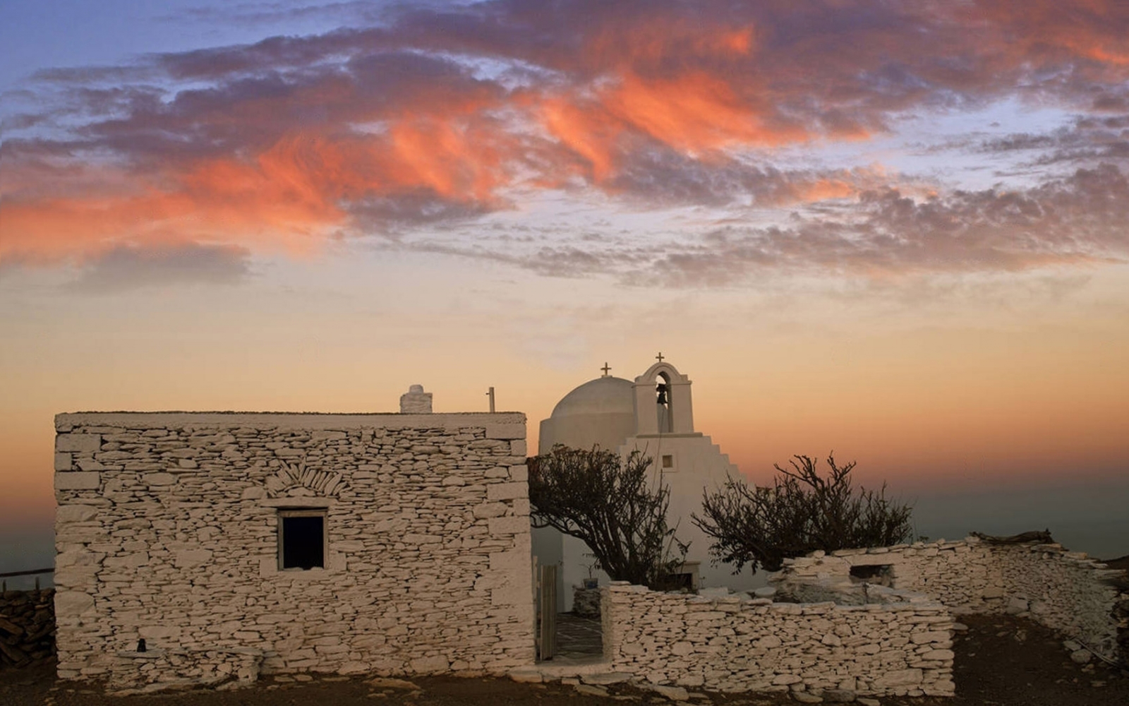 Sunset at Agia Irini